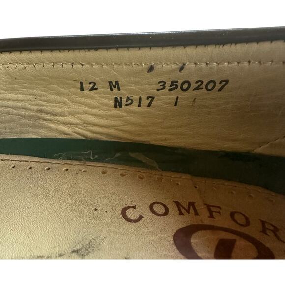 VTG Dexter Comfort Tassel Loafers Dress Shoes Mens SZ 12 Leather Classic Slip On - Picture 9 of 10